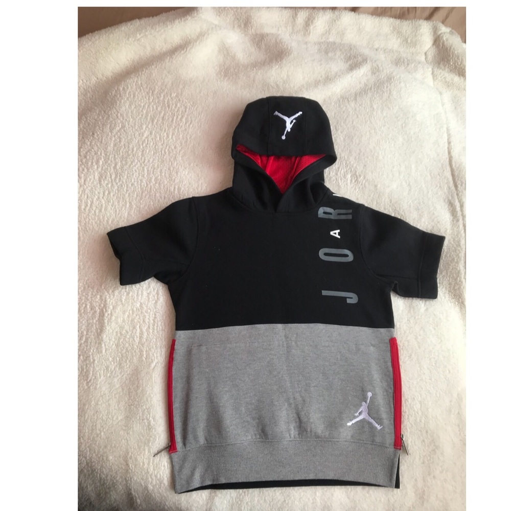 Jordan Short Sleeve Hoodie for boys
